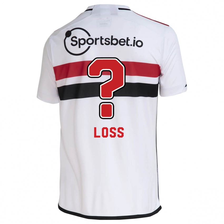 Kinder Lucas Loss #0 Weiß Heimtrikot Trikot 2023/24 T-Shirt Schweiz