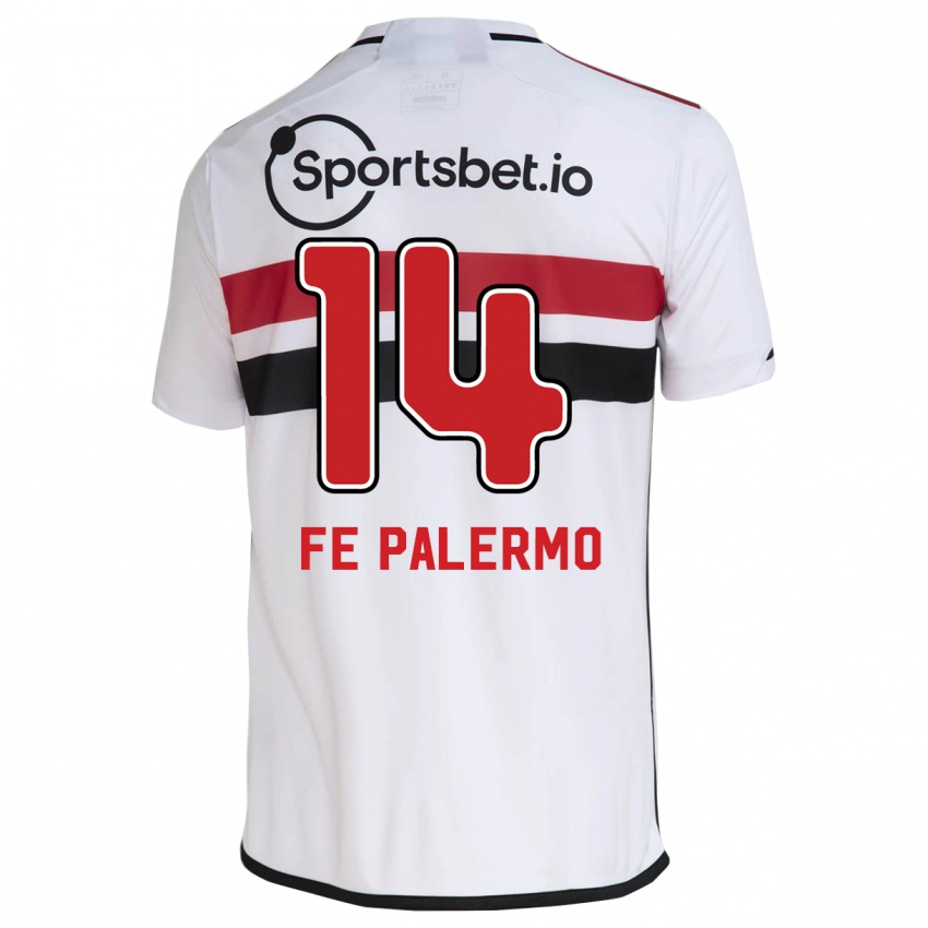Kinder Fe Palermo #14 Weiß Heimtrikot Trikot 2023/24 T-Shirt Schweiz