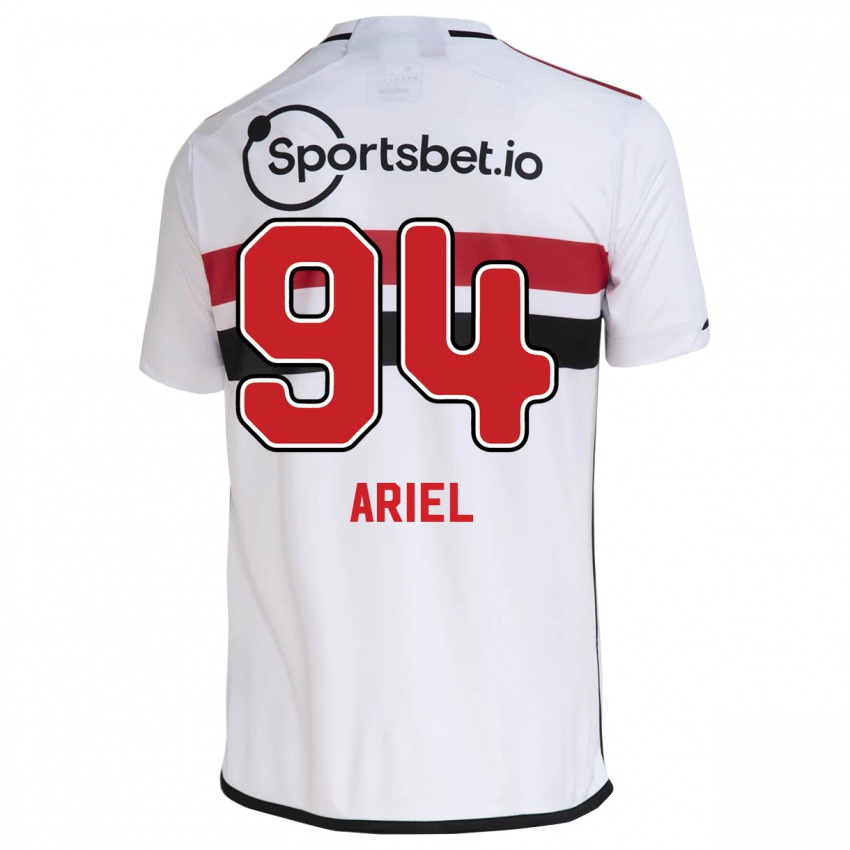 Enfant Maillot Ariel #94 Blanc Tenues Domicile 2023/24 T-Shirt Suisse