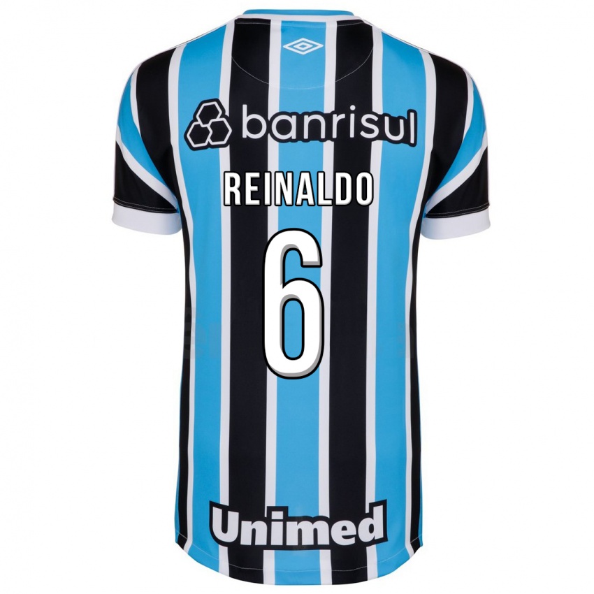 Enfant Maillot Reinaldo #6 Bleu Tenues Domicile 2023/24 T-Shirt Suisse