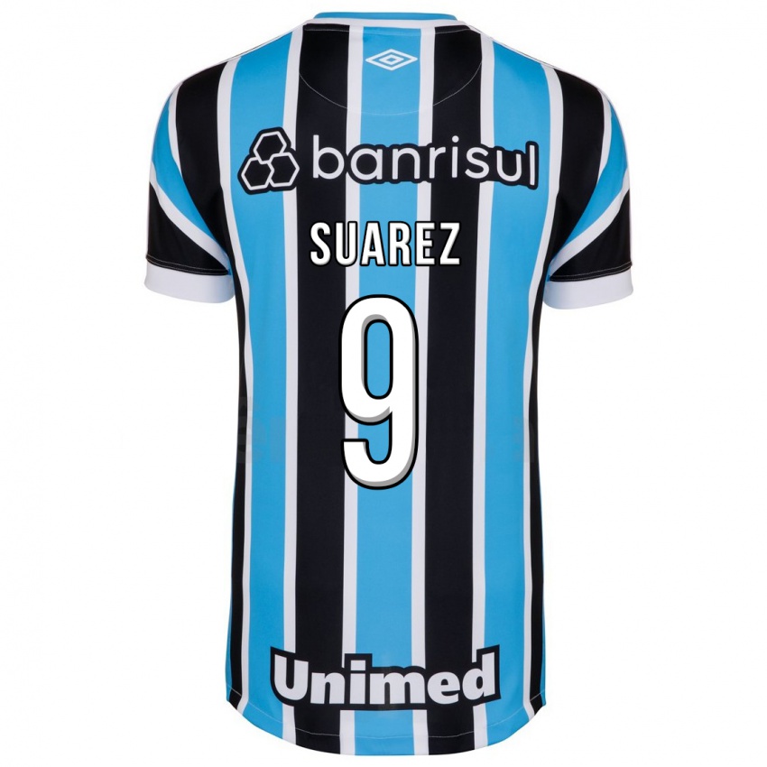 Kinder Luis Suárez #9 Blau Heimtrikot Trikot 2023/24 T-Shirt Schweiz