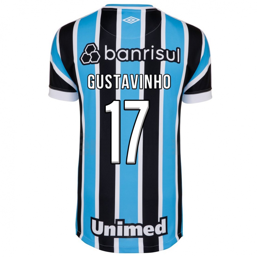 Kinder Gustavinho #17 Blau Heimtrikot Trikot 2023/24 T-Shirt Schweiz