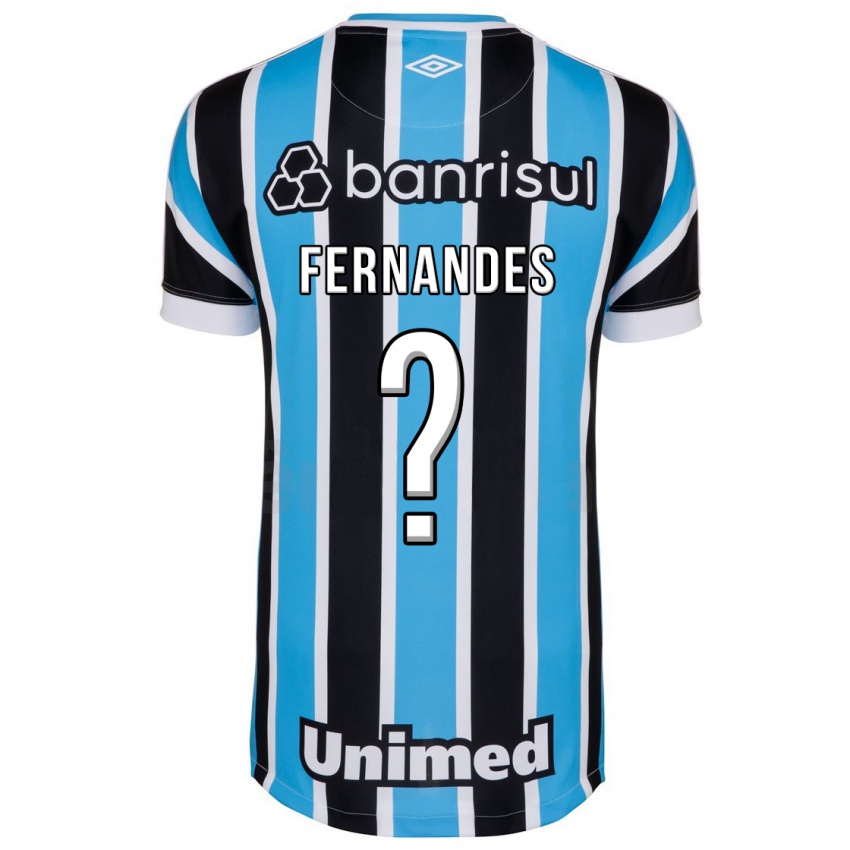 Enfant Maillot Nathan Fernandes #0 Bleu Tenues Domicile 2023/24 T-Shirt Suisse