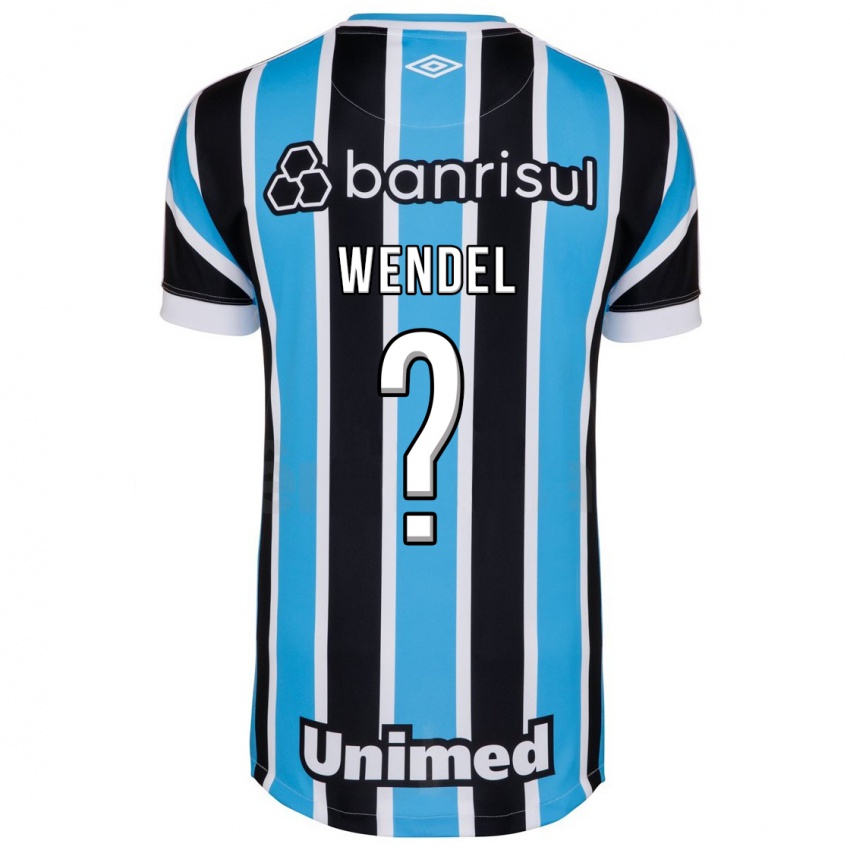 Enfant Maillot Wendel #0 Bleu Tenues Domicile 2023/24 T-Shirt Suisse