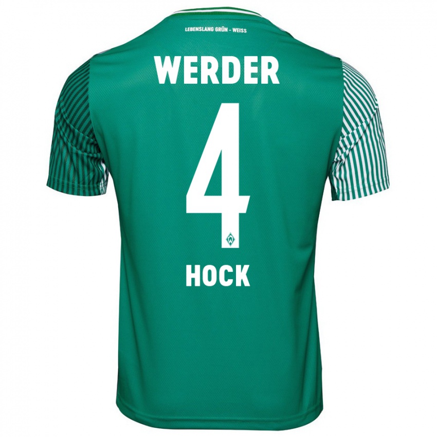 Kinder Alexander Höck #4 Grün Heimtrikot Trikot 2023/24 T-Shirt Schweiz