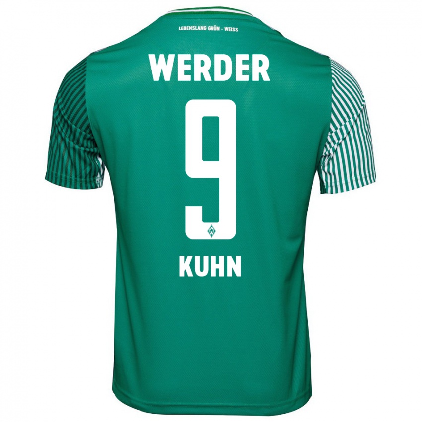 Kinder Philipp Kühn #9 Grün Heimtrikot Trikot 2023/24 T-Shirt Schweiz