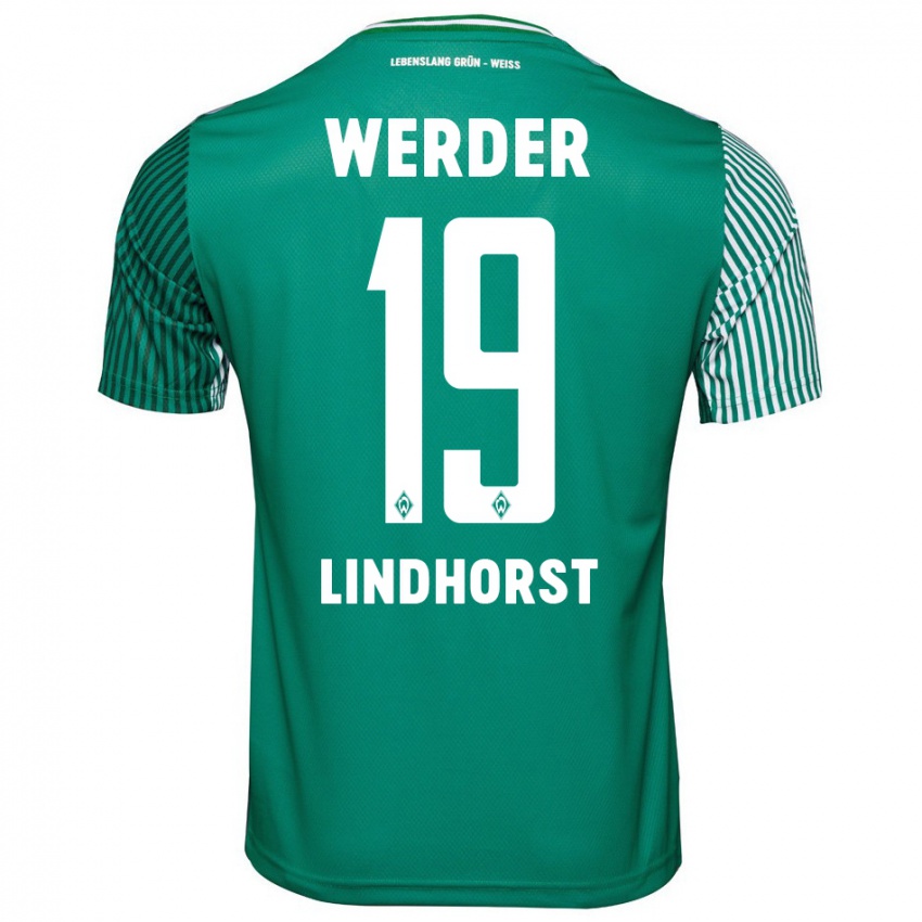 Kinder Jerrit Lindhorst #19 Grün Heimtrikot Trikot 2023/24 T-Shirt Schweiz