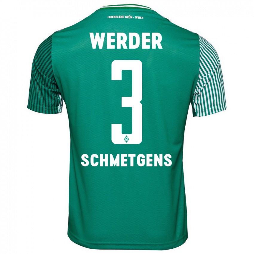 Kinder Mick Schmetgens #3 Grün Heimtrikot Trikot 2023/24 T-Shirt Schweiz