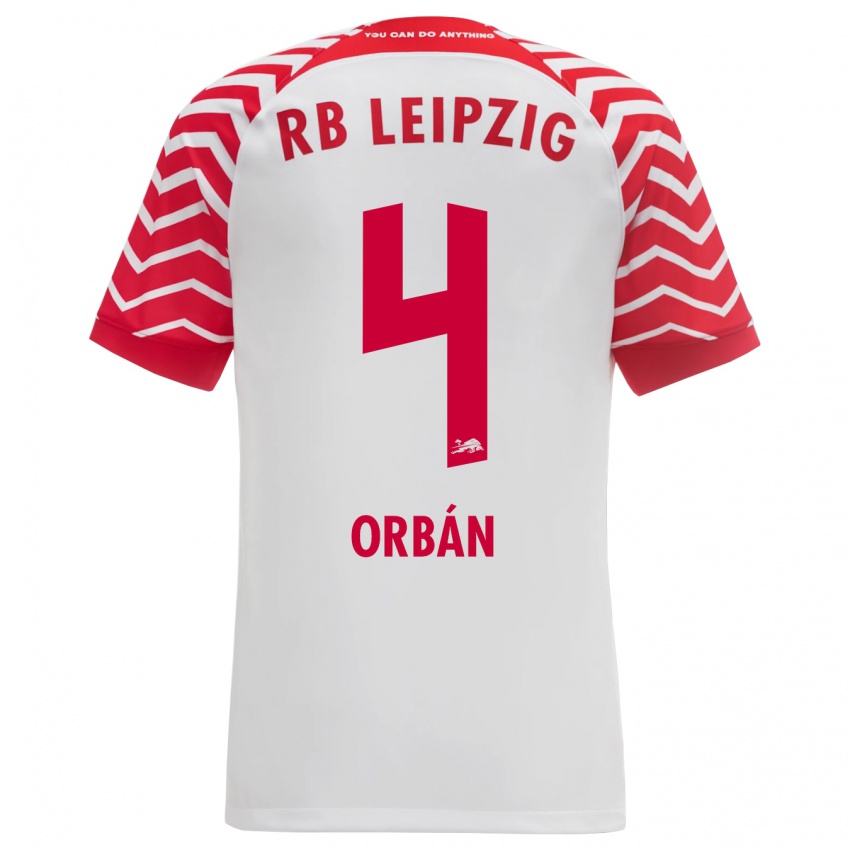 Kinder Willi Orban #4 Weiß Heimtrikot Trikot 2023/24 T-Shirt Schweiz