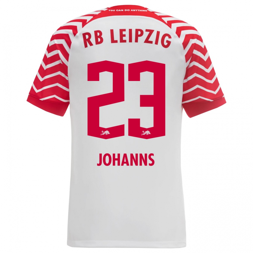Kinder Lennart Johanns #23 Weiß Heimtrikot Trikot 2023/24 T-Shirt Schweiz