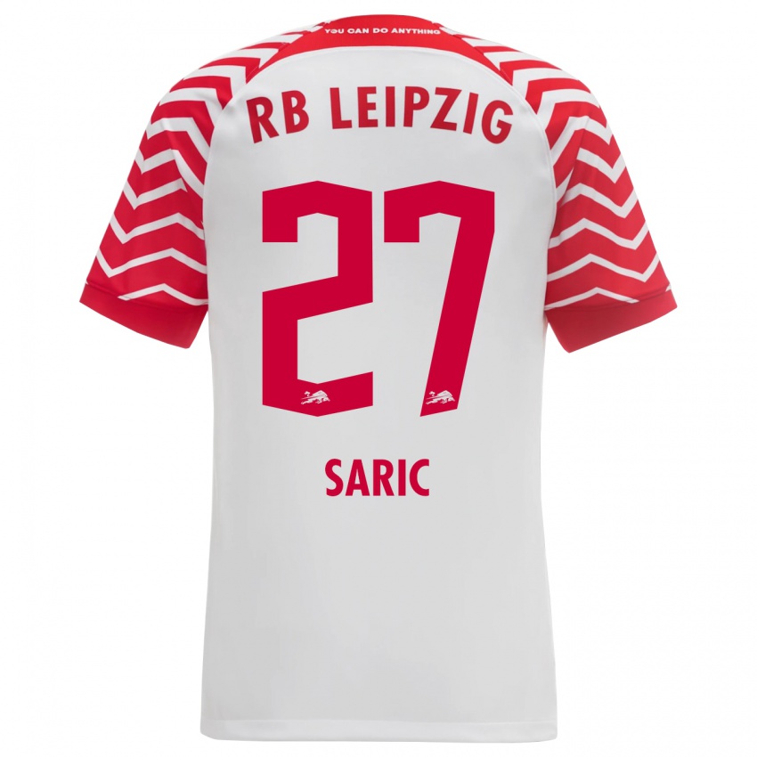 Kinder Lucio Saric #27 Weiß Heimtrikot Trikot 2023/24 T-Shirt Schweiz