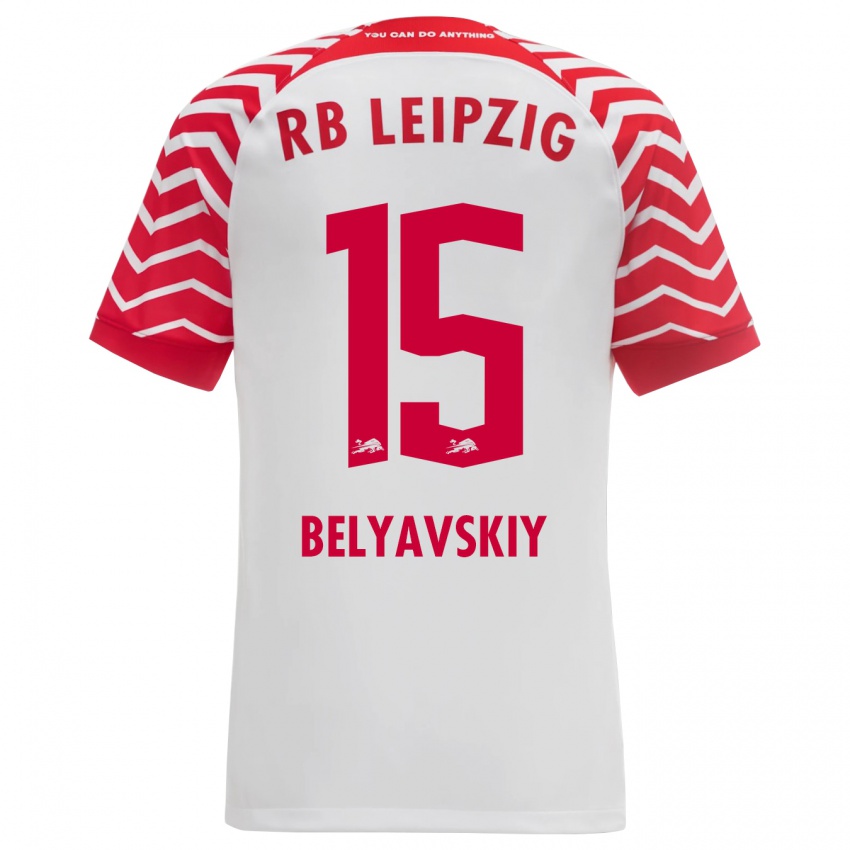 Kinder David Belyavskiy #15 Weiß Heimtrikot Trikot 2023/24 T-Shirt Schweiz