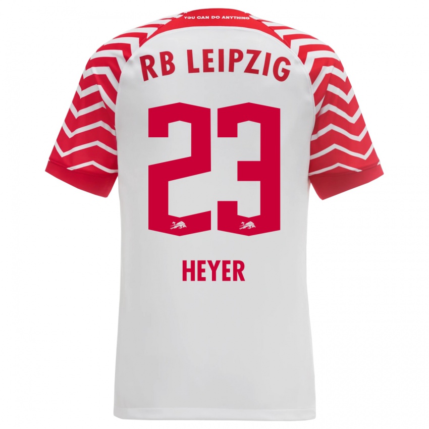 Kinder Friedrich Heyer #23 Weiß Heimtrikot Trikot 2023/24 T-Shirt Schweiz