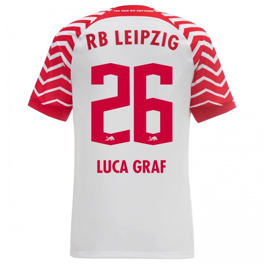 Kinder Luca Marie Graf #26 Weiß Heimtrikot Trikot 2023/24 T-Shirt Schweiz