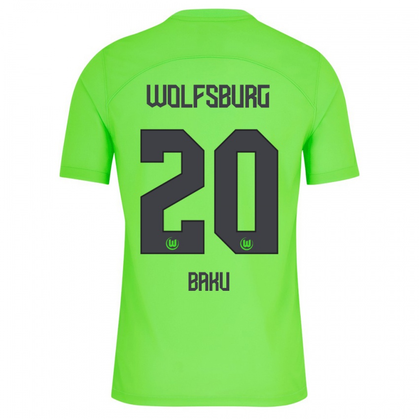 Enfant Maillot Ridle Baku #20 Vert Tenues Domicile 2023/24 T-Shirt Suisse