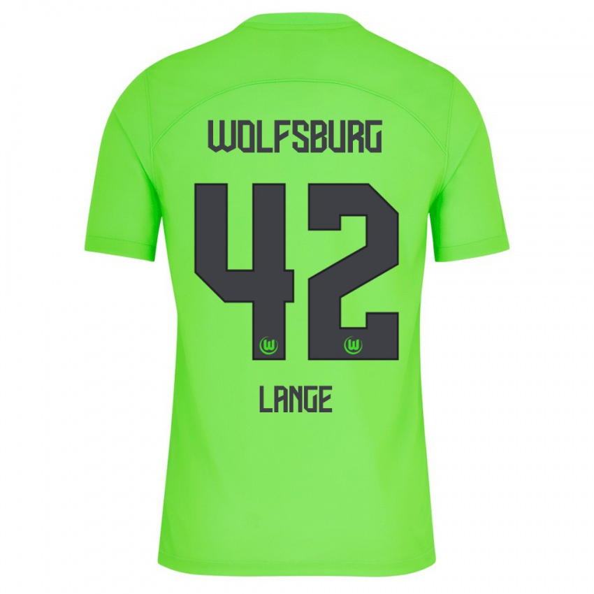 Kinder Felix Lange #42 Grün Heimtrikot Trikot 2023/24 T-Shirt Schweiz