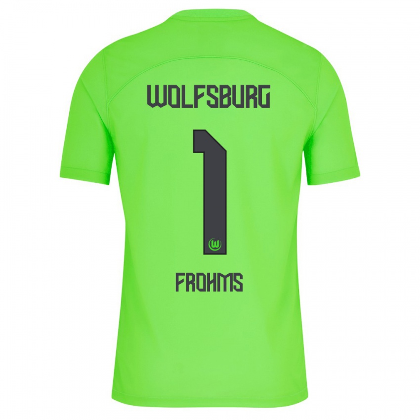 Kinder Merle Frohms #1 Grün Heimtrikot Trikot 2023/24 T-Shirt Schweiz