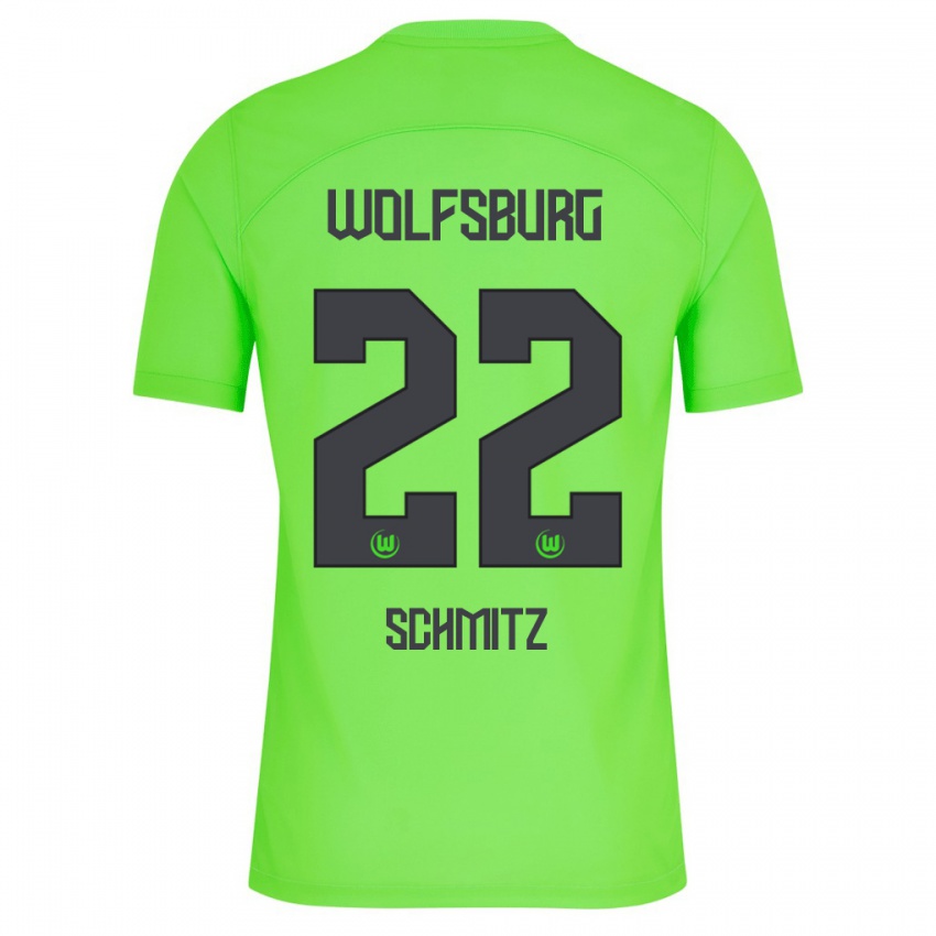 Kinder Lisa Schmitz #22 Grün Heimtrikot Trikot 2023/24 T-Shirt Schweiz