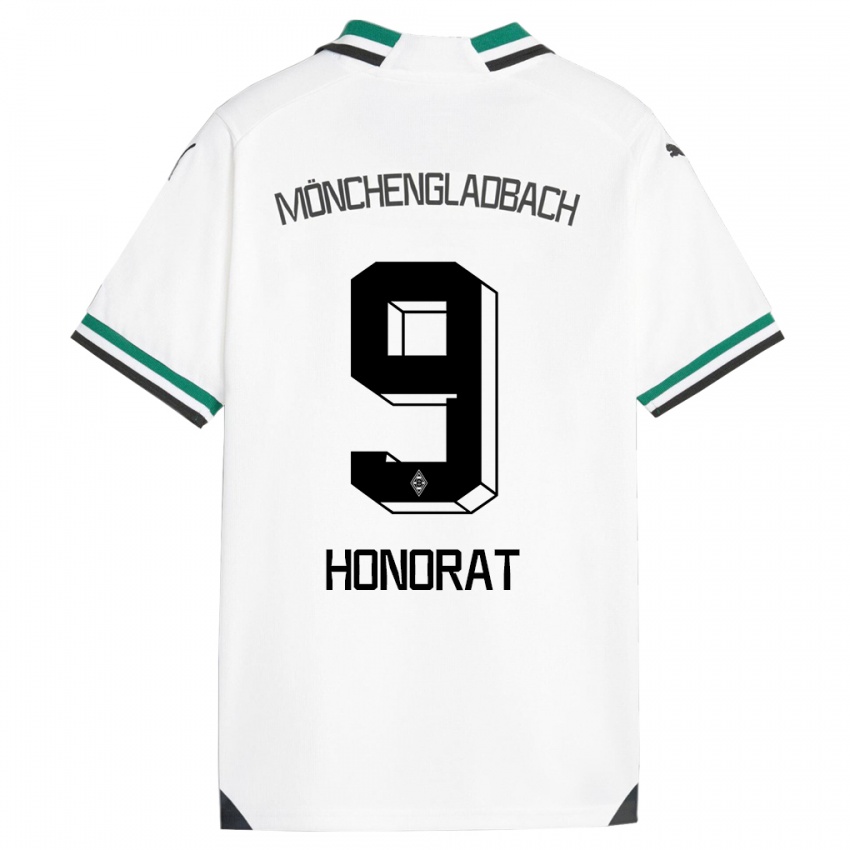 Kinder Franck Honorat #9 Weiß Grün Heimtrikot Trikot 2023/24 T-Shirt Schweiz