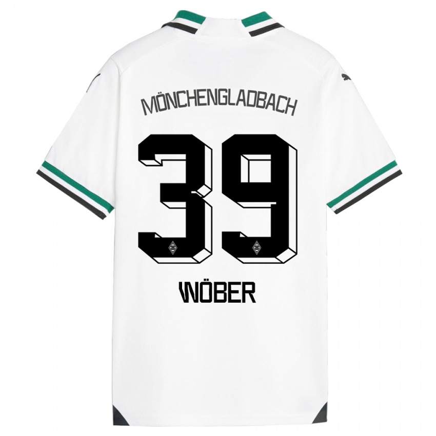 Kinder Maximilian Wöber #39 Weiß Grün Heimtrikot Trikot 2023/24 T-Shirt Schweiz