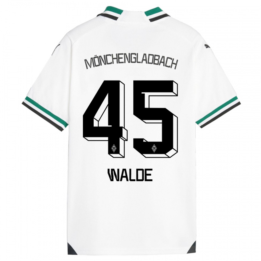 Kinder Simon Walde #45 Weiß Grün Heimtrikot Trikot 2023/24 T-Shirt Schweiz