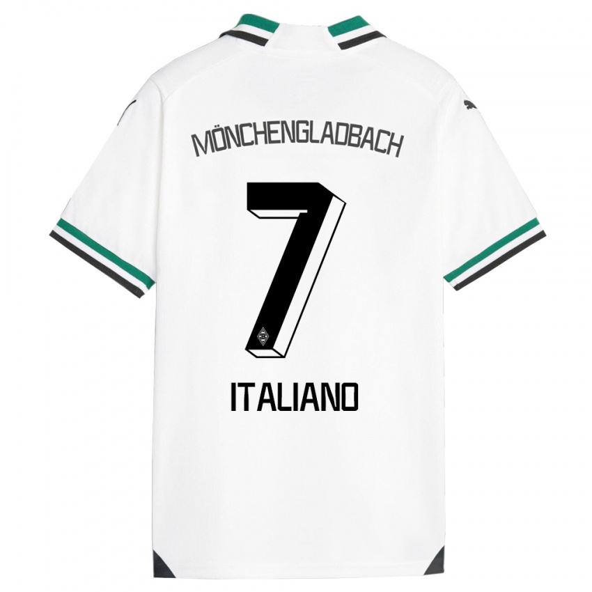 Kinder Jacob Italiano #7 Weiß Grün Heimtrikot Trikot 2023/24 T-Shirt Schweiz