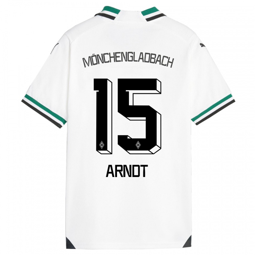 Kinder Leo Arndt #15 Weiß Grün Heimtrikot Trikot 2023/24 T-Shirt Schweiz