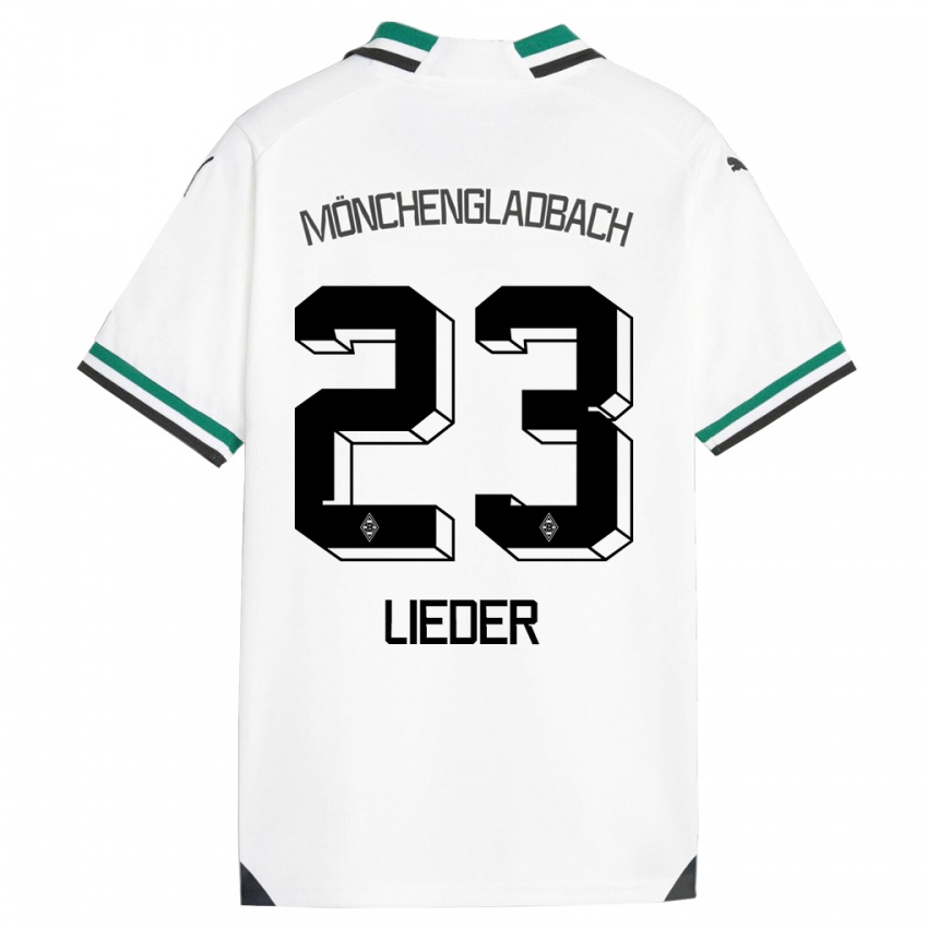 Kinder Michel Lieder #23 Weiß Grün Heimtrikot Trikot 2023/24 T-Shirt Schweiz