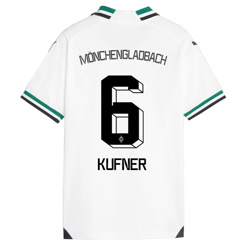Kinder Anne-Catherine Kufner #6 Weiß Grün Heimtrikot Trikot 2023/24 T-Shirt Schweiz