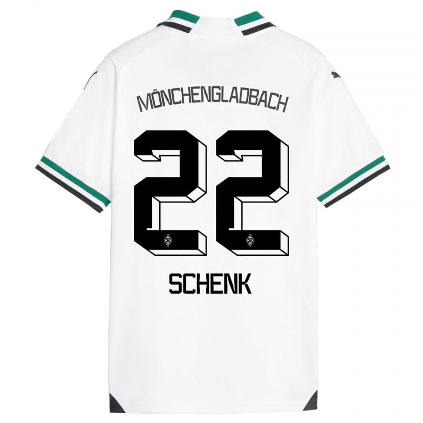 Kinder Isabel Schenk #22 Weiß Grün Heimtrikot Trikot 2023/24 T-Shirt Schweiz