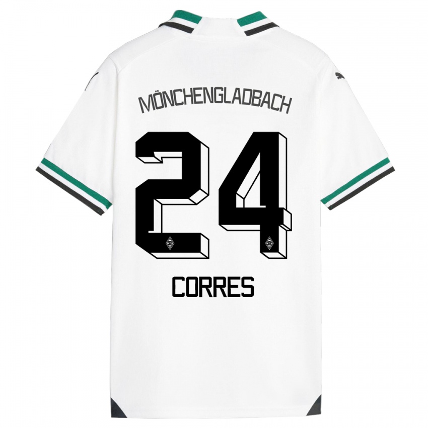 Kinder Carolin Corres #24 Weiß Grün Heimtrikot Trikot 2023/24 T-Shirt Schweiz