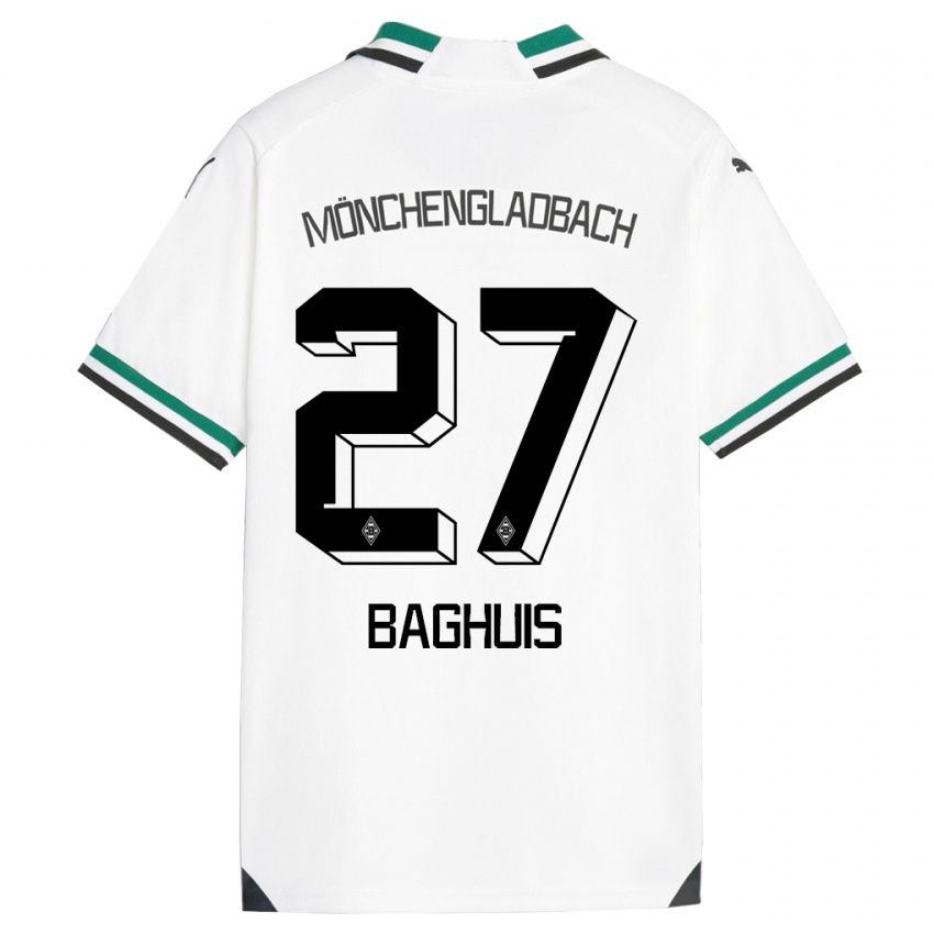 Kinder Chantal Baghuis #27 Weiß Grün Heimtrikot Trikot 2023/24 T-Shirt Schweiz
