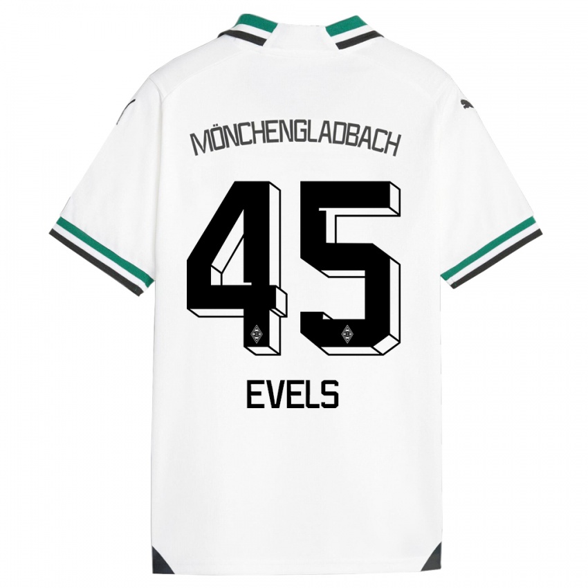 Kinder Emily Evels #45 Weiß Grün Heimtrikot Trikot 2023/24 T-Shirt Schweiz