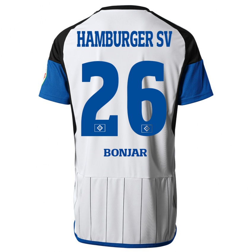 Enfant Maillot Amir Bonjar #26 Blanc Tenues Domicile 2023/24 T-Shirt Suisse