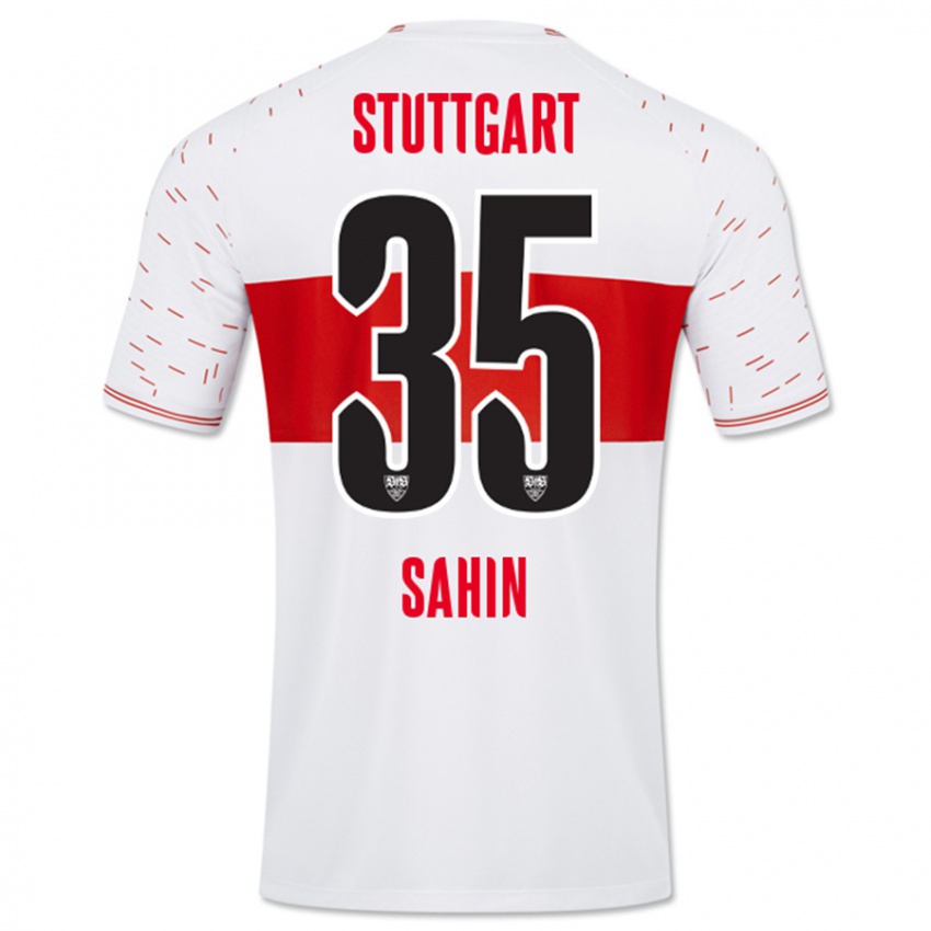 Enfant Maillot Mehmet Sahin #35 Blanc Tenues Domicile 2023/24 T-Shirt Suisse