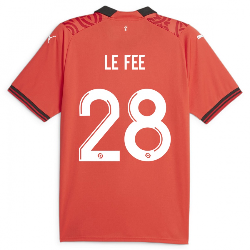 Kinder Enzo Le Fée #28 Rot Heimtrikot Trikot 2023/24 T-Shirt Schweiz
