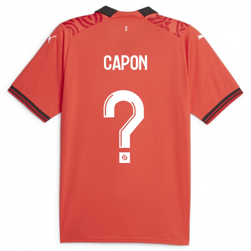 Kinder José Capon #0 Rot Heimtrikot Trikot 2023/24 T-Shirt Schweiz