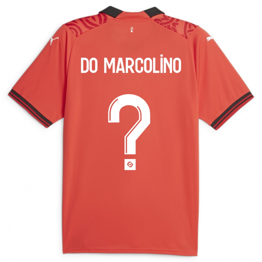 Enfant Maillot Arsène Do Marcolino #0 Rouge Tenues Domicile 2023/24 T-Shirt Suisse