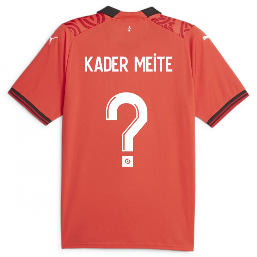 Enfant Maillot Mohamed Kader Meïté #0 Rouge Tenues Domicile 2023/24 T-Shirt Suisse