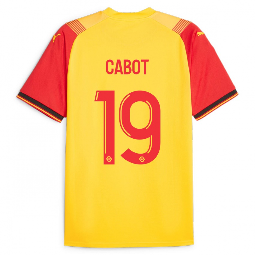 Enfant Maillot Jimmy Cabot #19 Jaune Tenues Domicile 2023/24 T-Shirt Suisse