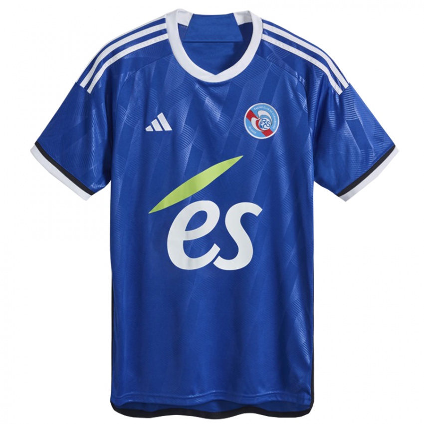 Enfant Maillot Abakar Sylla #24 Bleu Tenues Domicile 2023/24 T-Shirt Suisse