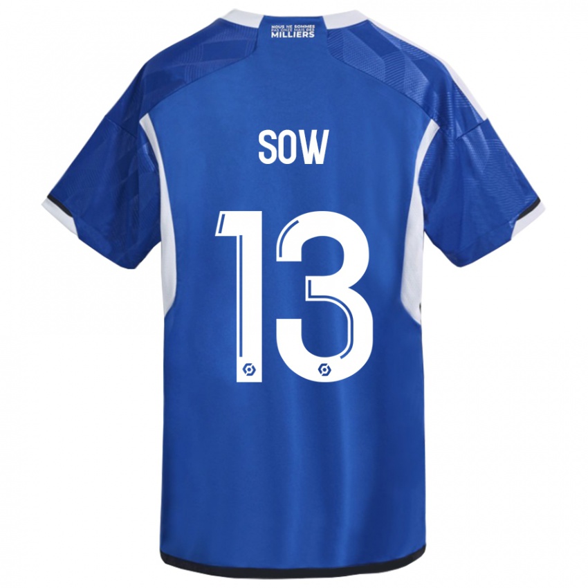 Enfant Maillot Saïdou Sow #13 Bleu Tenues Domicile 2023/24 T-Shirt Suisse