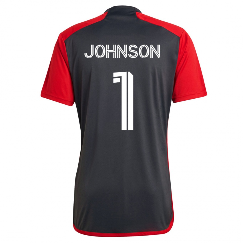 Enfant Maillot Sean Johnson #1 Gris Tenues Domicile 2023/24 T-Shirt Suisse