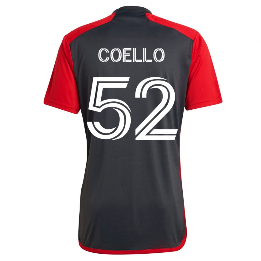 Enfant Maillot Alonso Coello #52 Gris Tenues Domicile 2023/24 T-Shirt Suisse
