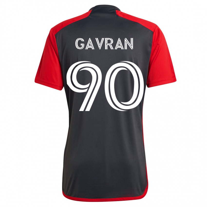 Enfant Maillot Luka Gavran #90 Gris Tenues Domicile 2023/24 T-Shirt Suisse