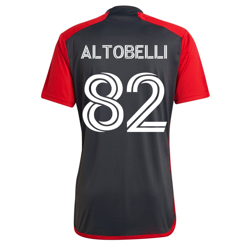 Enfant Maillot Julian Altobelli #82 Gris Tenues Domicile 2023/24 T-Shirt Suisse