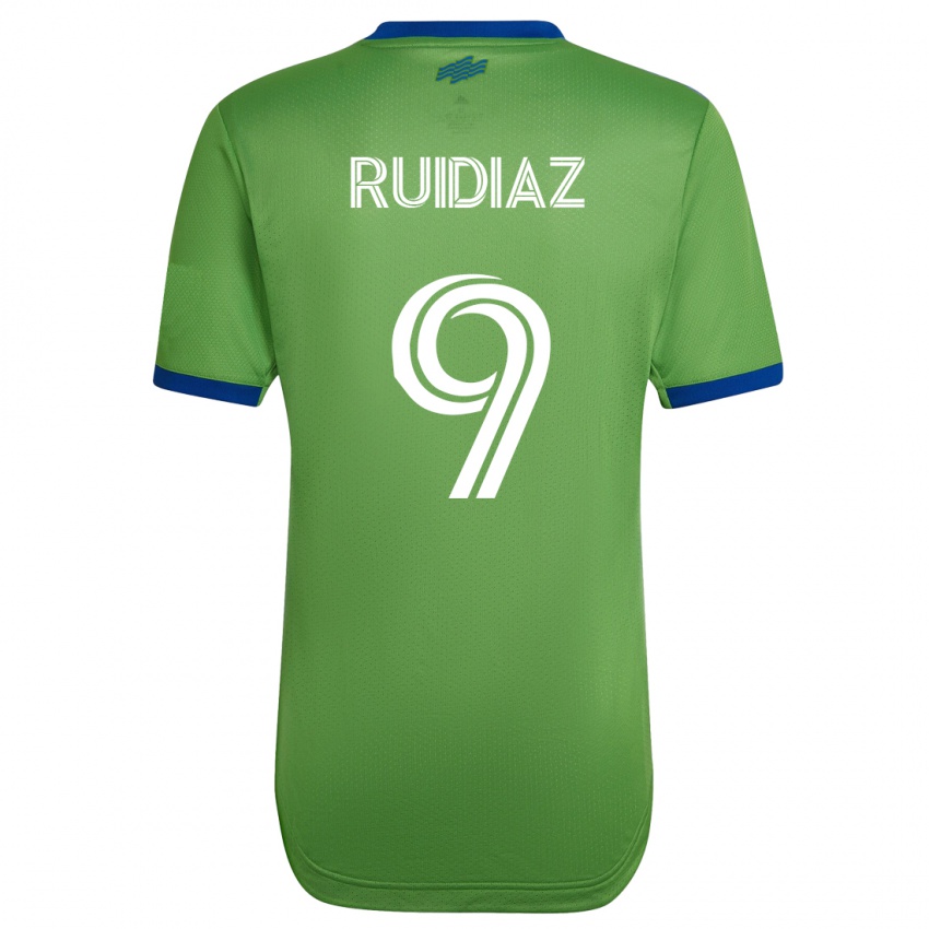 Enfant Maillot Raúl Ruidíaz #9 Vert Tenues Domicile 2023/24 T-Shirt Suisse