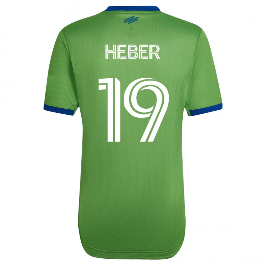 Kinder Héber #19 Grün Heimtrikot Trikot 2023/24 T-Shirt Schweiz