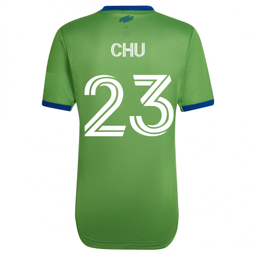 Kinder Léo Chú #23 Grün Heimtrikot Trikot 2023/24 T-Shirt Schweiz