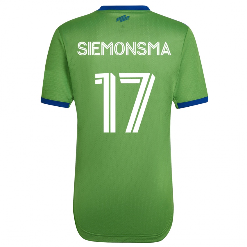 Kinder Sianna Siemonsma #17 Grün Heimtrikot Trikot 2023/24 T-Shirt Schweiz